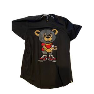 Tolga Kisa Bear w Money T-Shirt Mens XXL